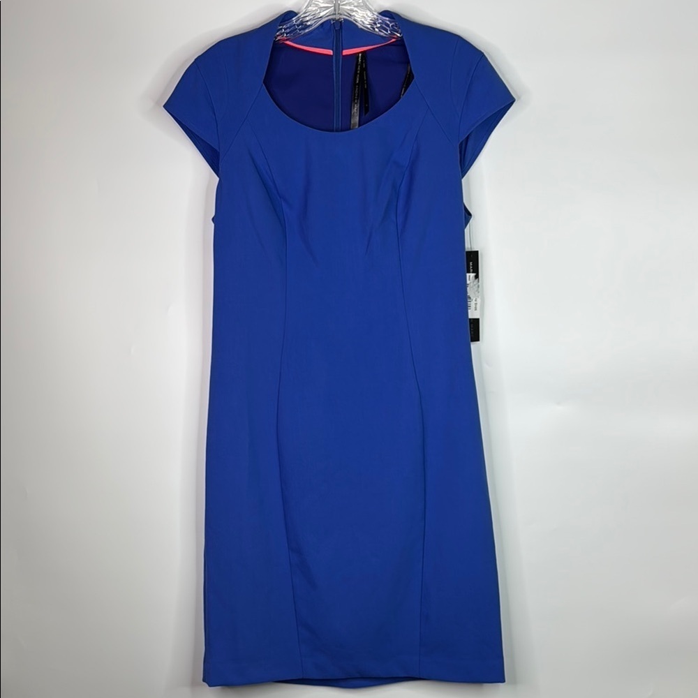 Marc New York By Andrew Mark Blue Bodycon Shift Dress NWT